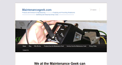 Desktop Screenshot of maintenancegeek.com